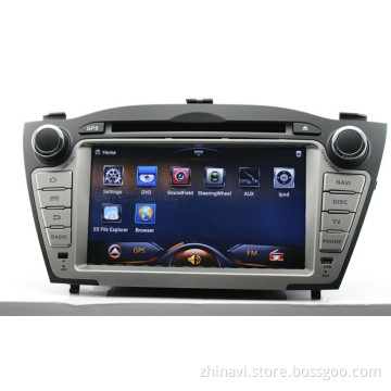 Hyundai IX35 Pure Android 4.0 Car DVD with 5-Point Capacitive Touch 1024X600 HD LED Screen GPS Bluetooth 2g DDR3 RAM Steering Wheel Control